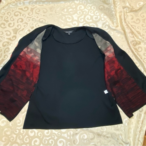 Ming Wang Women's XL Cardigan Jacket 3/4 Sleeve EUC - Picture 11 of 13